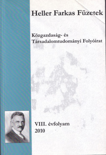 Kzgazdasg- s Trsadalomtudomnyi Folyirat - VIII. vfolyam, 2010