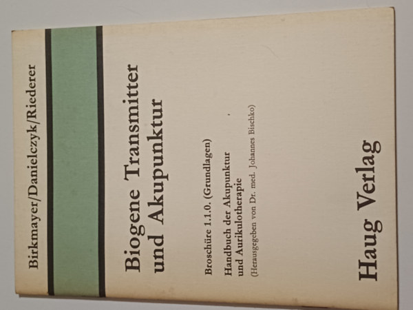 Tbb szerz - Biogene Transmitter und Akupunktur