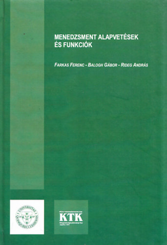 Menedzsment alapvetsek s funkcik