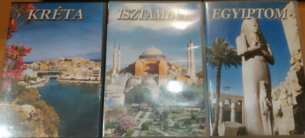 3 Turistafilm DVD: Egyiptom + Isztambul + Kr�ta (3 DVD)