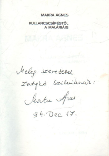 Kullancscs�p�st�l a mal�ri�ig