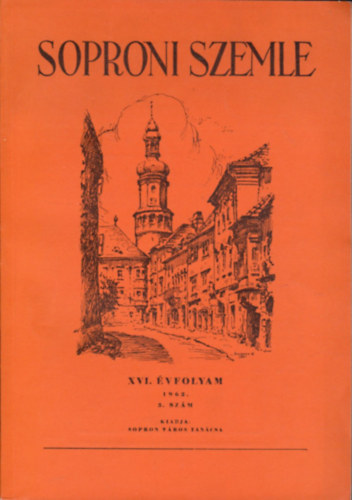 Soproni szemle XVI. �vfolyam 1962. 3. sz�m