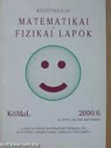 Kzpiskolai matematikai s fizikai lapok 50. vfolyam (2000/1-2000/9)