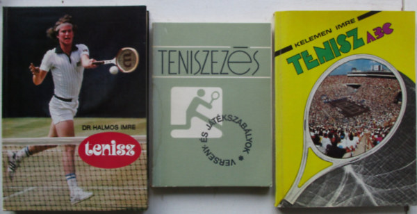 3 db tenisz knyv : Teniszezs! + Tenisz + Tenisz ABC