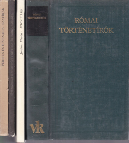 4 db. �kori szerz�k munk�i (R�mai t�rt�net�r�k + Api�n ellen, avagy a zsid� n�p �si volt�r�l + Anthia �s Habrokom�sz + Szat�r�k)