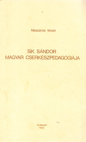 Sk Sndor magyar cserkszpedaggija