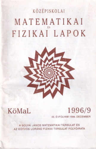 Kzpiskolai matematikai  s fizikai lapok 1996/9