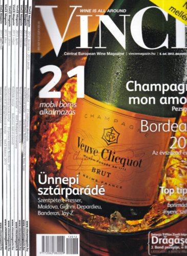 Vince 2012/12. + 2013/1-7, 9. sz�mok (8 db. lapsz�m)