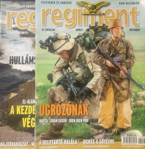 Regiment magazin sz�rv�nysz�mok 2007/4, 2008/3 (2 sz�m)