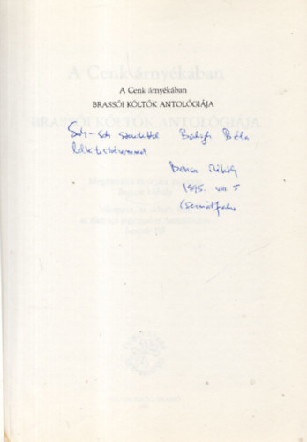 A Cenk �rny�k�ban BRASS�I K�LT�K ANTOL�GI�JA