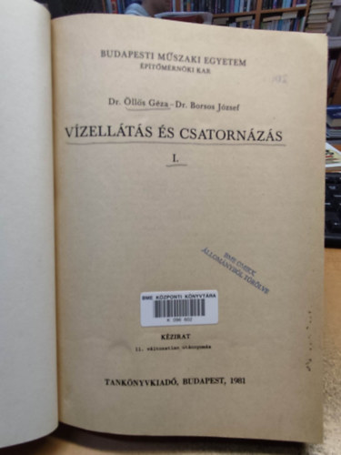 V�zell�t�s �s csatorn�z�s I.