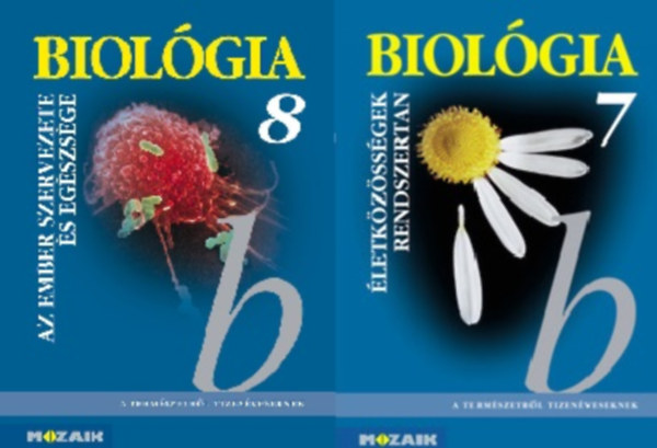 Biolgia 7. - letkzssgek, rendszertan + Biolgia 8. - Az ember szervezete s egszsge (2 ktet)