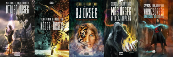 5 db sci-fi reg�ny az �rs�g sorozatb�l: Utols� �rs�g (�rs�g 4.) + K�osz-�rs�g (�rs�g 5.) + �j �rs�g (�rs�g 6.) + M�s �rs�g (�rs�g 7.) + Var�zs�rs�g (�rs�g 10.) (az �rs�g sorozat 4., 5., 6., 7. �s 10. r�sze)