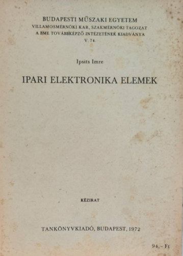 Ipari elektronika elemek