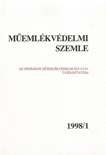 F. Mentnyi Klra - Memlkvdelmi Szemle 1998/1