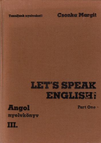 Let's speak English - Part one