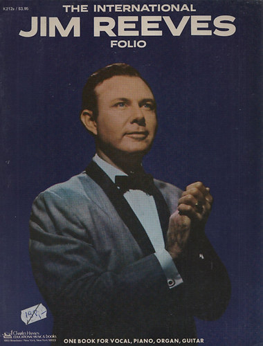 The International Jim Reeves Folio (One book for vocal, piano, organ, guitar)