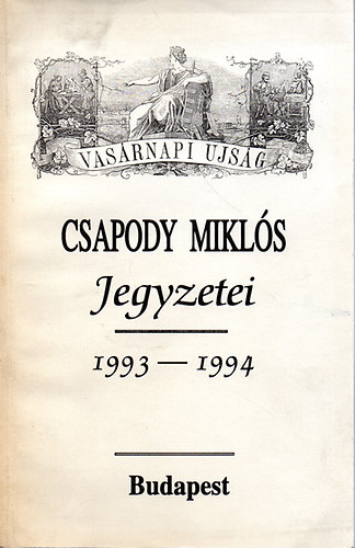 Csapody Mikls - Csapody Mikls jegyzetei 1993-1994