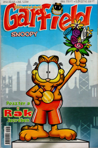 Garfield 2012 jlius   268. szm - poszterrel