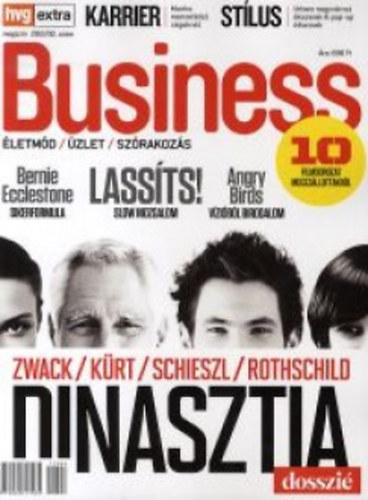 9 db HVG Business szrvnylapok - 2012/02., 2015/04., 2016/02., 2017/01.,02,03,04., 2019/01.,03.,04.