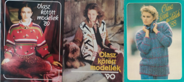 5 db Olasz kttt modellek: '88 - '89 - '90 - '91 - '92/93