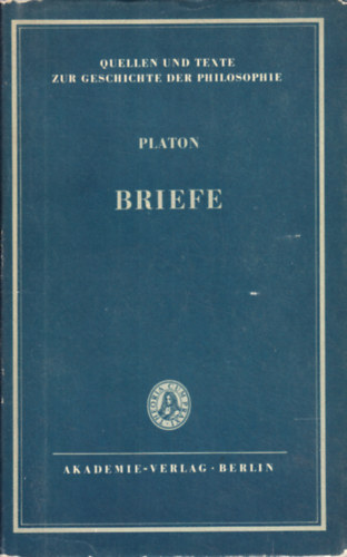 Platon. Briefe