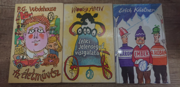 3 fergeteges k�nyv a hossz� t�li est�kre: H�rom ember a h�ban, Lelki jelens�gek vizsg�lata, Az �letm�v�sz