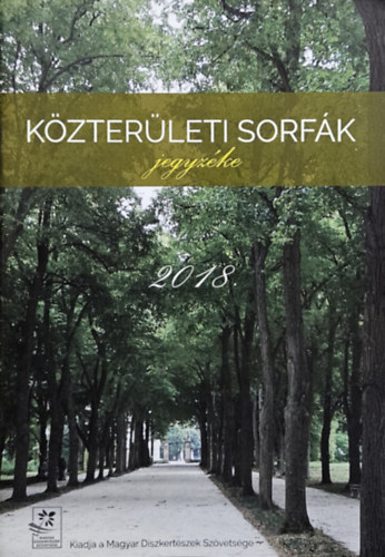 Kzterleti sorfk jegyzke  2018