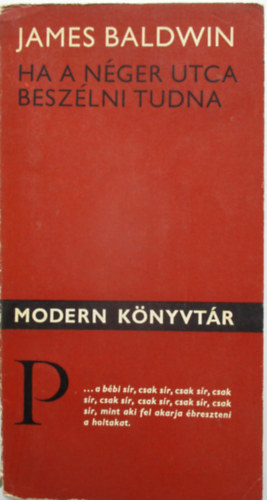 James Baldwin - Ha a nger utca beszlni tudna