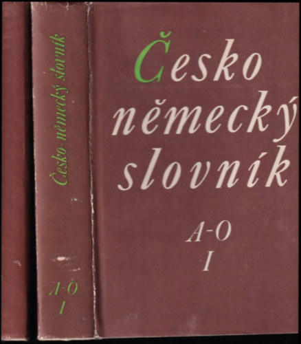 Cesko - Nemecky slovnk / Cseh - nmet sztr / 1-2.kt
