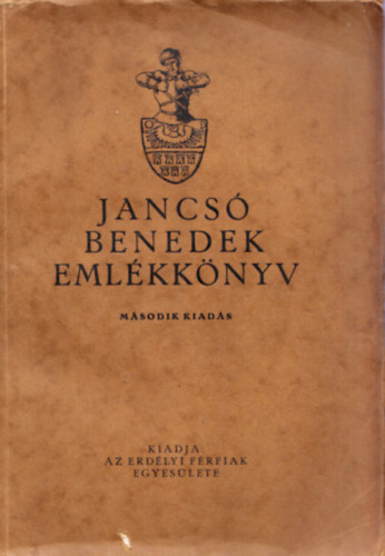 Jancs Benedek emlkknyv