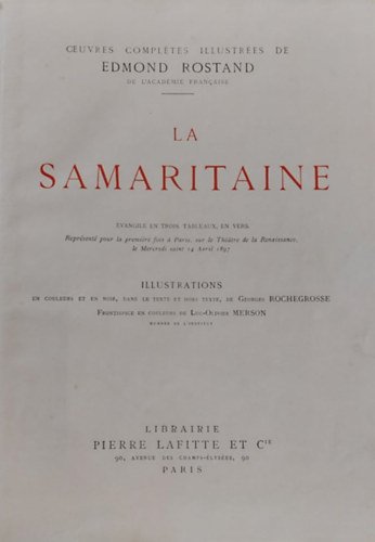 Edmond Rostand - La Samaritaine