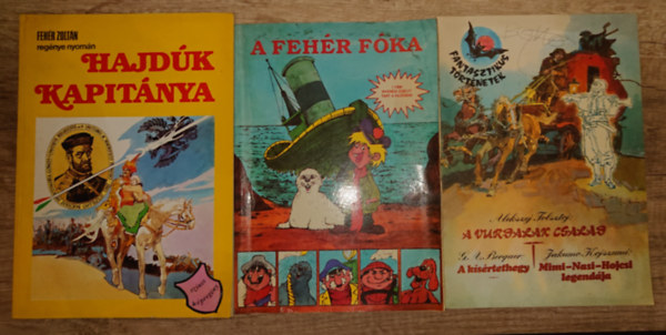 3 k�pes ifj�s�gi kiadv�ny a '80-as �vekb�l: A Vurdalak csal�d, A feh�r f�ka, Hajd�k kapit�nya