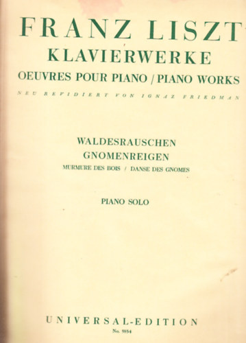 Klavierwerke oeuvres pour piano/piano works