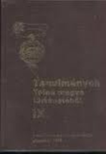 Tanulm�nyok Tolna megye t�rt�net�b�l IX.