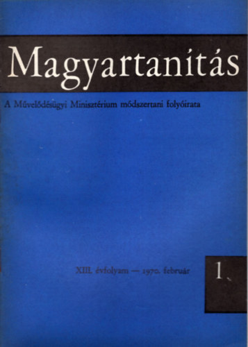 Magyartants 1970/1-6. szm (Teljes vfolyam)