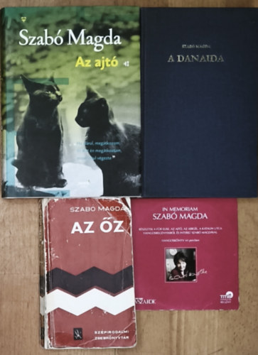 Szabó Magda - 3db Szabó Magda regény + ajándék CD - Az őz, A danaida, Az ajtó + In memoriam Szabó Magda - Részletek a Für Elise, az ajtó, az Abigél, a Katalin utca hangosregényekből és interjú Szabó Magdával