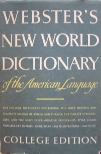 Webster's New World Dictionary of the American Language - College Edition