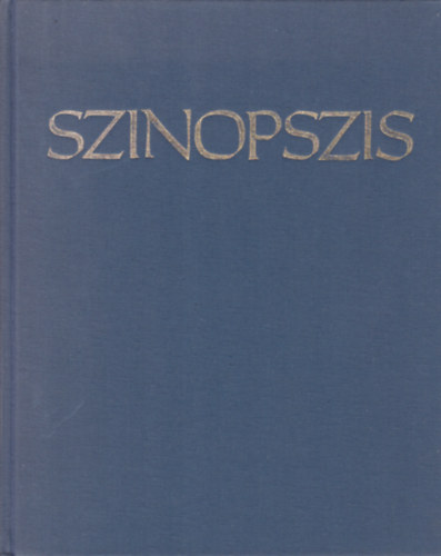 Szinopszis - M�t�, M�rk, Luk�cs �s J�nos evang�lium�nak p�rhuzamos sz�vege