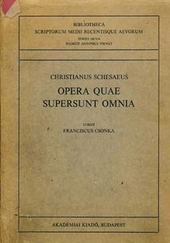 Opera quae supersunt omnia