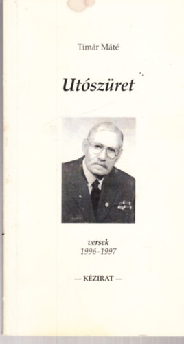 Utszret - versek 1996- 1997 (dediklt)