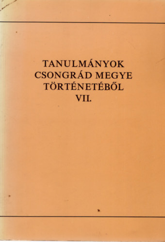 Hdmezvsrhelynek s krnyknyek fldrajzi nevei (Tanulmnyok Csongrd megye trtnetbl VII.)