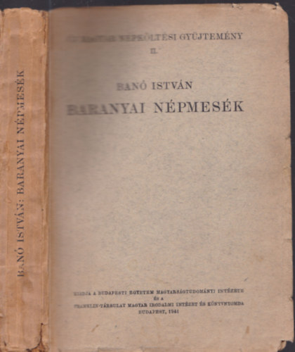 Baranyai npmesk (j magyar npkltsi gyjtemny II.)