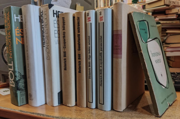 Heinrich Bll - 9 db Heinrich Bll: Doktor Murke sszegyjttt hallgatsai; s ln este s reggel (Vlogatott elbeszlsek); s szjt nem nyitotta szra (Kisregnyek); rorszgi napl; Bilird fl tzkor