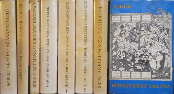 7 db a Sz�zadok - emberek sorozatb�l 8 k�tetben