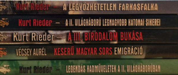 5 db Vagabund t�rt�nelmi k�tet