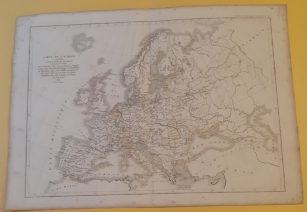 Carte de la L'Europe en 1648 /Atlas g�n�ral de g�ographie, physique, politique et historique.t�rk�p/