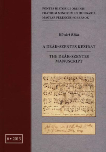 A De�k - Szentes k�zirat - The De�k-Szentes Manuscript