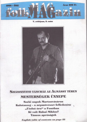 Folk Magazin 1998. sz V. vfolyam 2. szm
