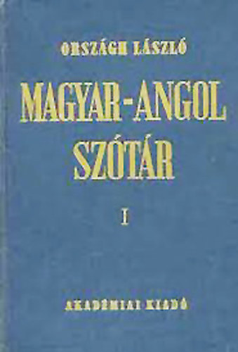 Magyar-angol sztr I-II.